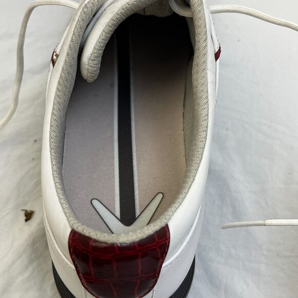 Callaway White and Burgundy Athletic Shoes - Picture 13 of 13